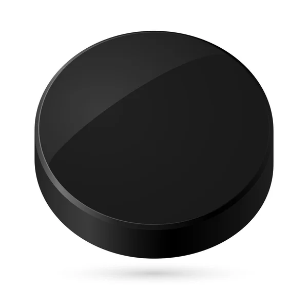 Black disk. — Stock Vector