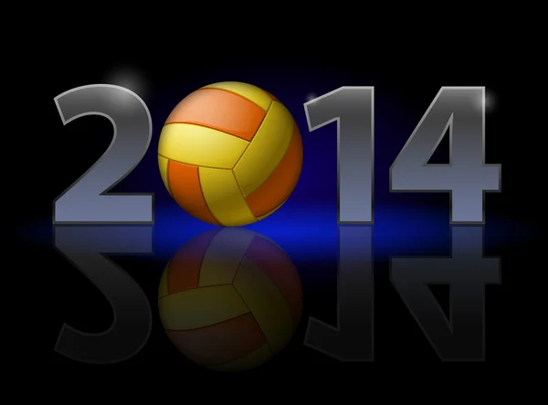 Nuevo año 2014 — Vector de stock