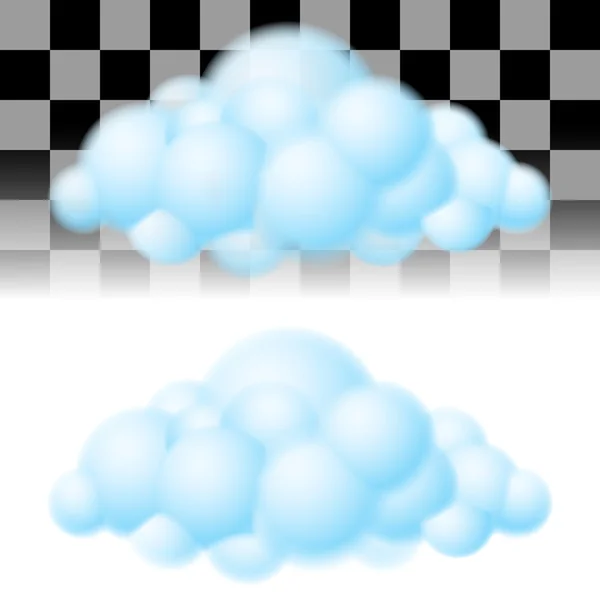 Two clouds. — Stock Vector