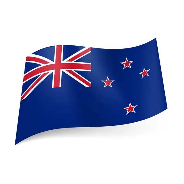 State flag of New Zealand. — Stock Vector