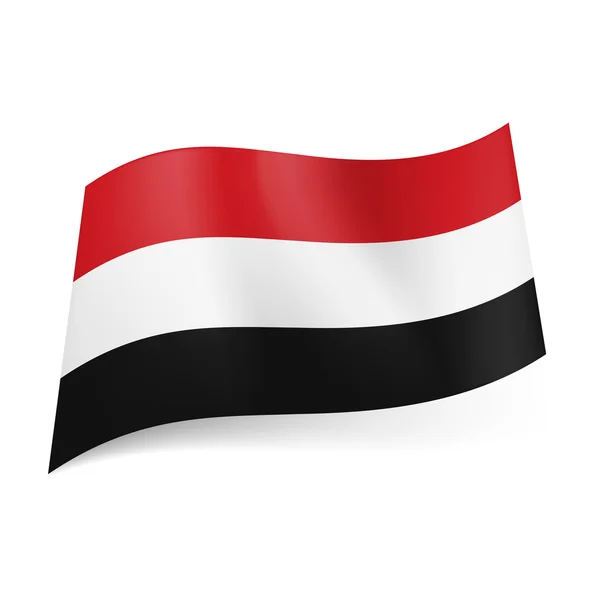 Bendera Negara Yaman - Stok Vektor
