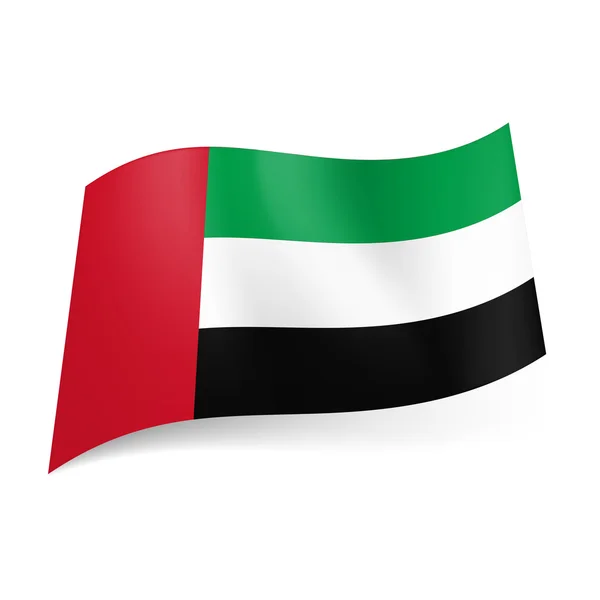 Bandera de Emiratos Árabes Unidos . — Vector de stock