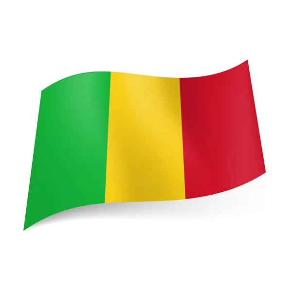 Bandeira do Estado de Mali . —  Vetores de Stock