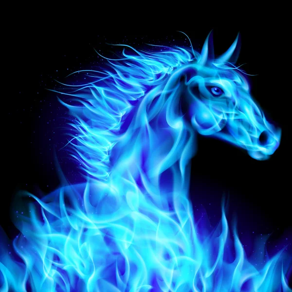 Caballo de fuego . — Archivo Imágenes Vectoriales