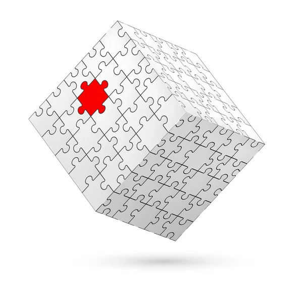 Puzzle cube. — Image vectorielle