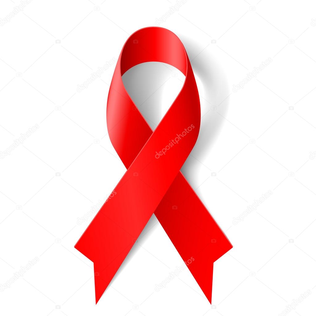 Red ribbon.