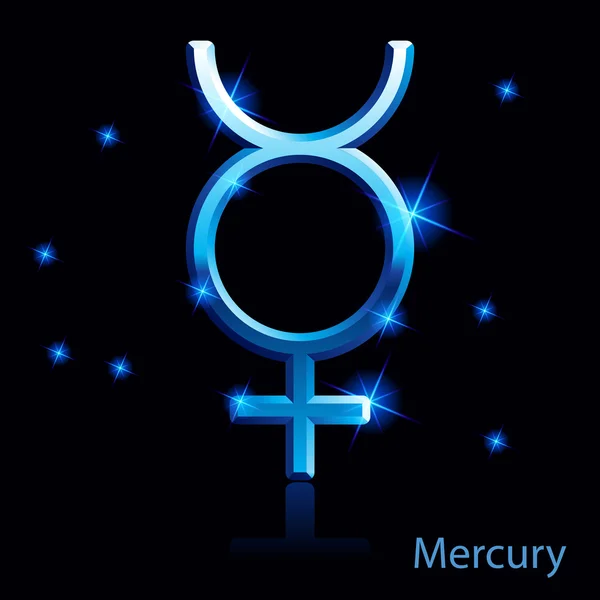 Signe de mercure . — Image vectorielle