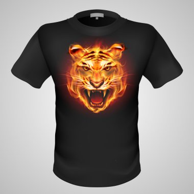 erkek t-shirt baskı ile.