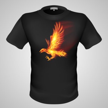 erkek t-shirt baskı ile.