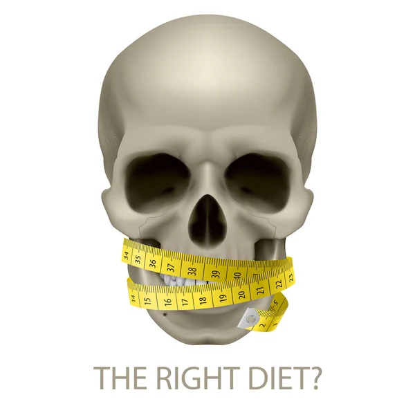 Dieta não saudável . — Vetor de Stock