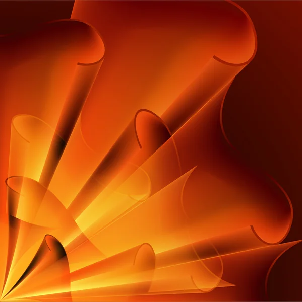 Fond des drapeaux orange — Image vectorielle