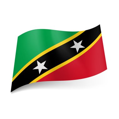 saint kitts ve nevis Devlet bayrağı