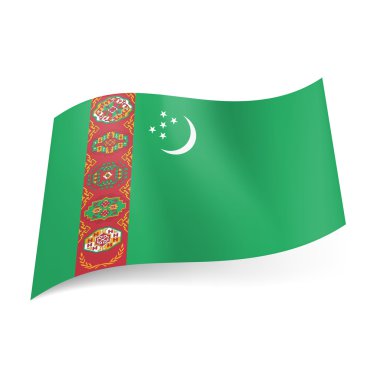 Türkmenistan devlet bayrağı