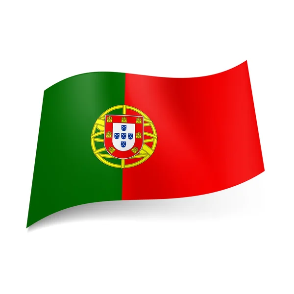 Drapeau national du Portugal — Image vectorielle