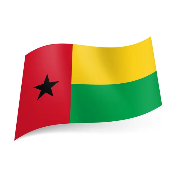 Staten Guineas flagga — Stock vektor