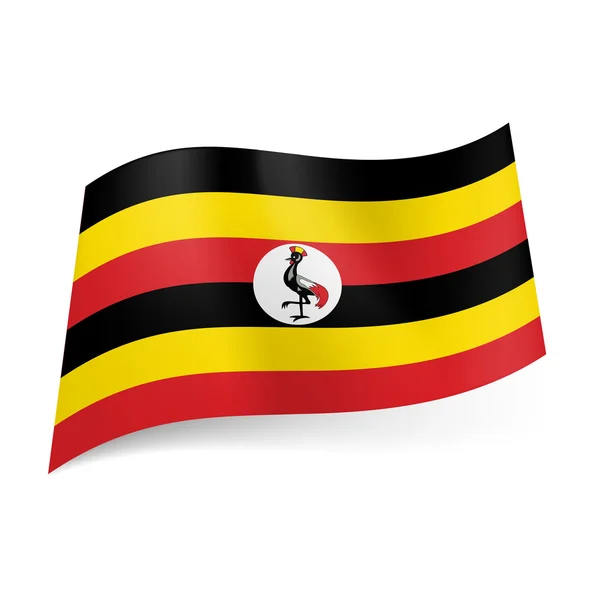 State flag of Uganda — Stock Vector