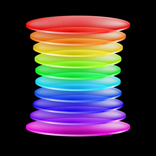 Abstraktní barevné obrazce — Stockový vektor