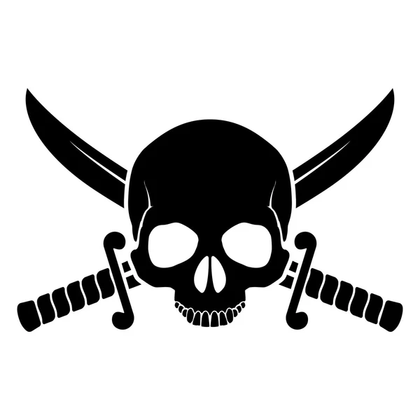 Piratsymbol — Stock vektor