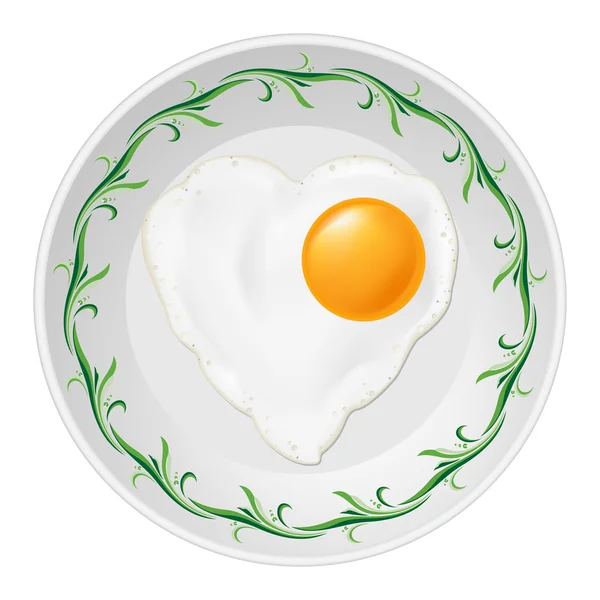 Stekta ägg — Stock vektor