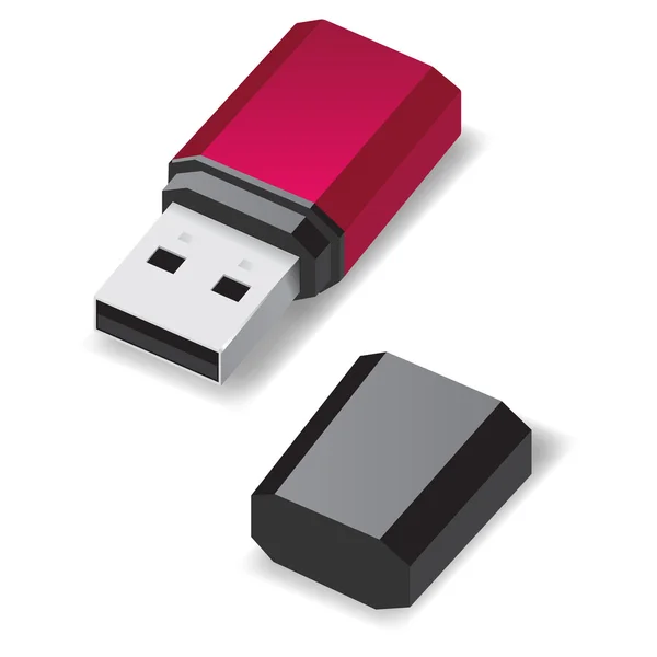 USB flash disk. — Stockový vektor