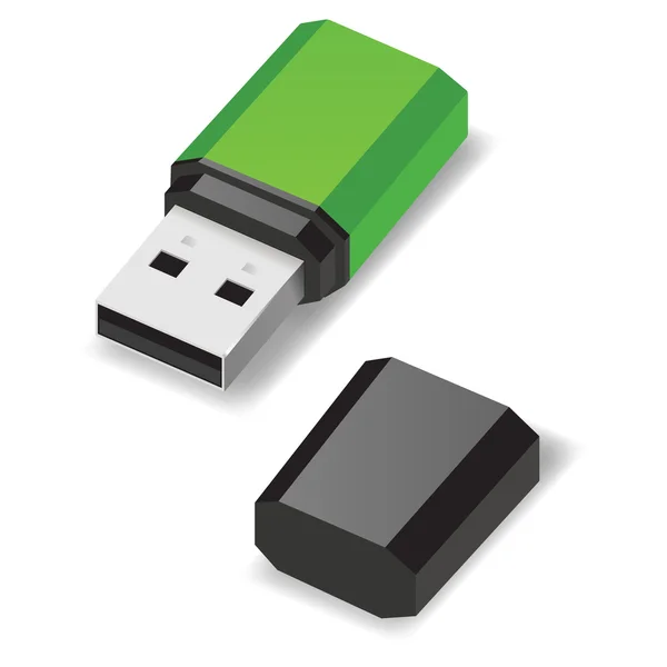 USB flash disk. — Stockový vektor