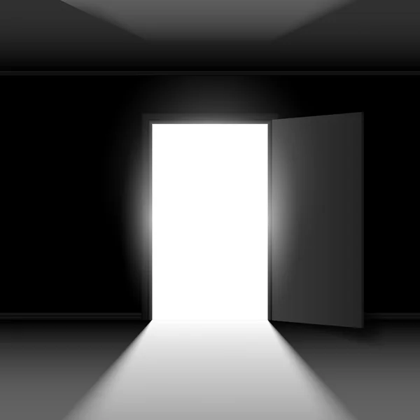 Porte ouverte — Image vectorielle