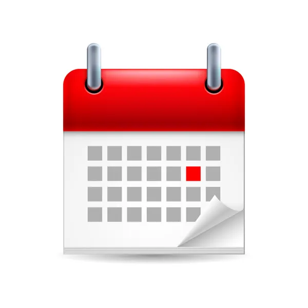 Icono de calendario — Vector de stock