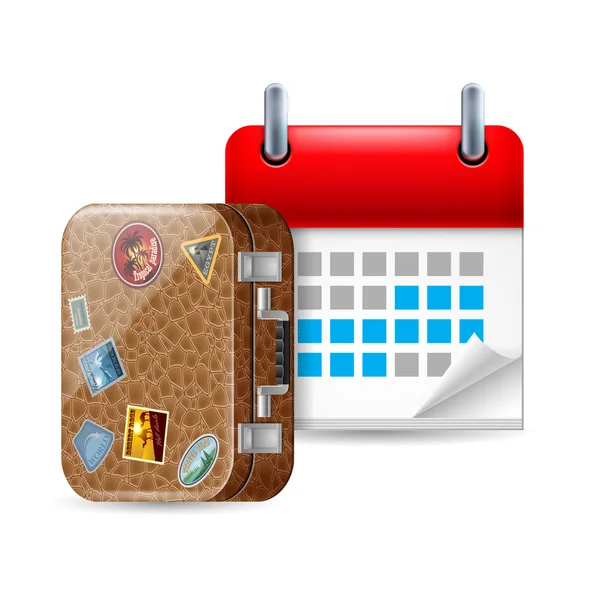 Vacation icon — Stock Vector