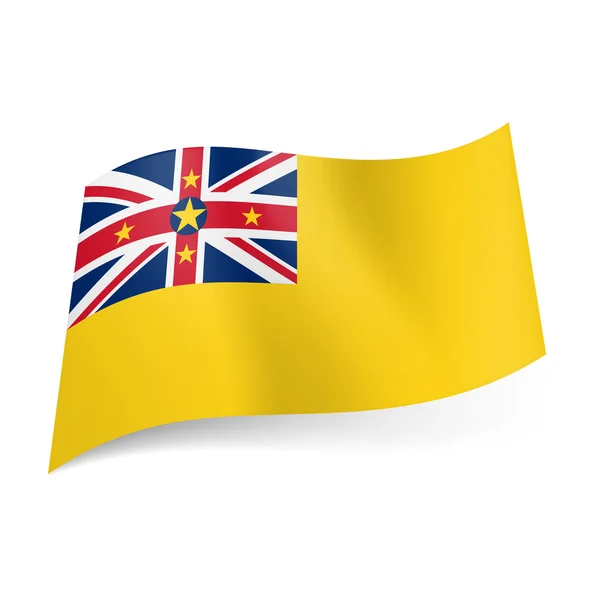 Bandera del Estado de Niue — Vector de stock