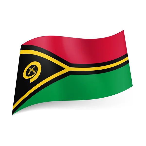 州旗的瓦努阿图 — 图库矢量图片