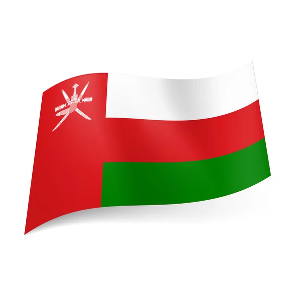 State flag of Oman — Stock Vector