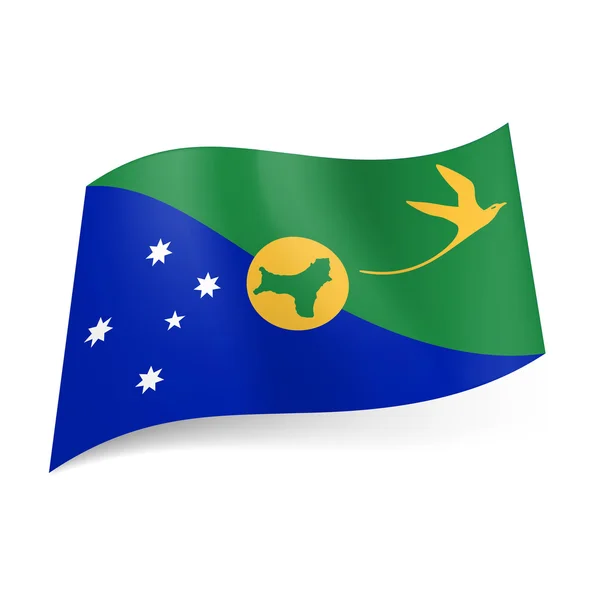 Flag of Christmas Island — Stock Vector