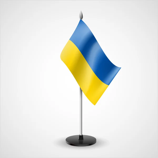 Tabel vlag van Oekraïne — Stockvector
