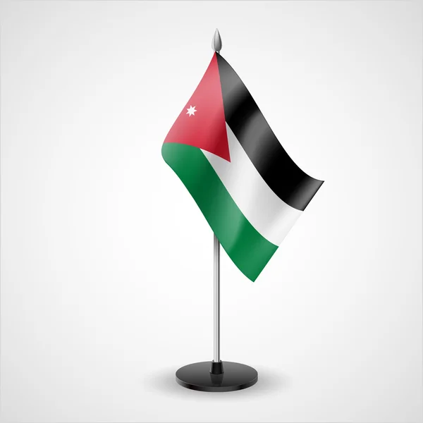 Drapeau de la Jordanie — Image vectorielle