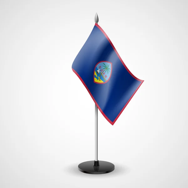 Bendera tabel Guam - Stok Vektor