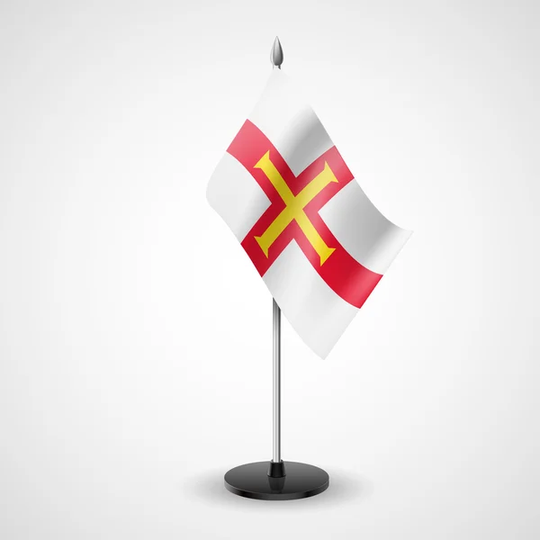 Bandeira da mesa de Guernsey — Vetor de Stock