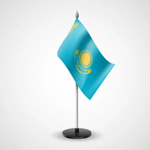Table flag of Kazakhstan — Stock Vector