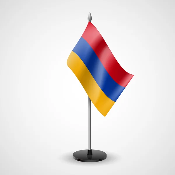 Bandeira da mesa de Armenia — Vetor de Stock