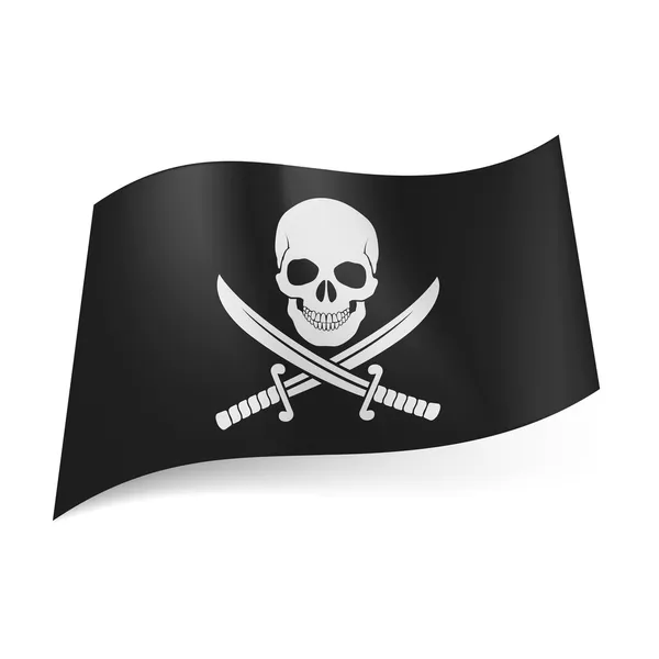 Pirate flag — Stock Vector