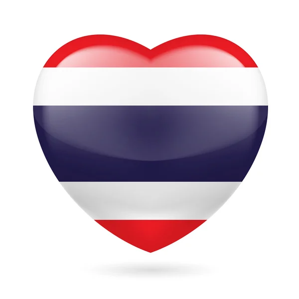 Couleurs drapeau thaïlandais — Image vectorielle