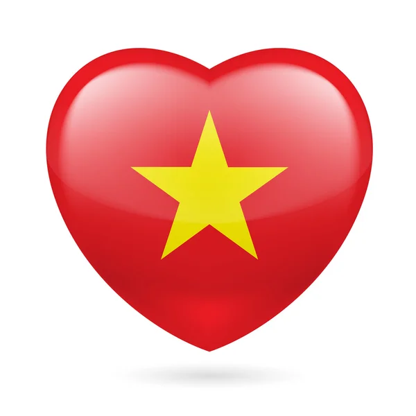 Vietnamský národní barvy. — Stockový vektor