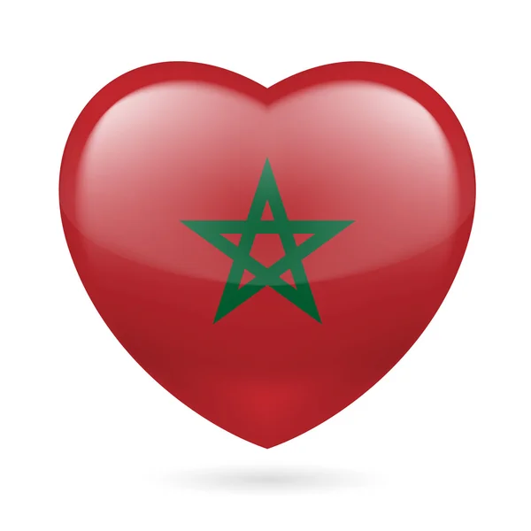 Couleurs drapeau marocain . — Image vectorielle