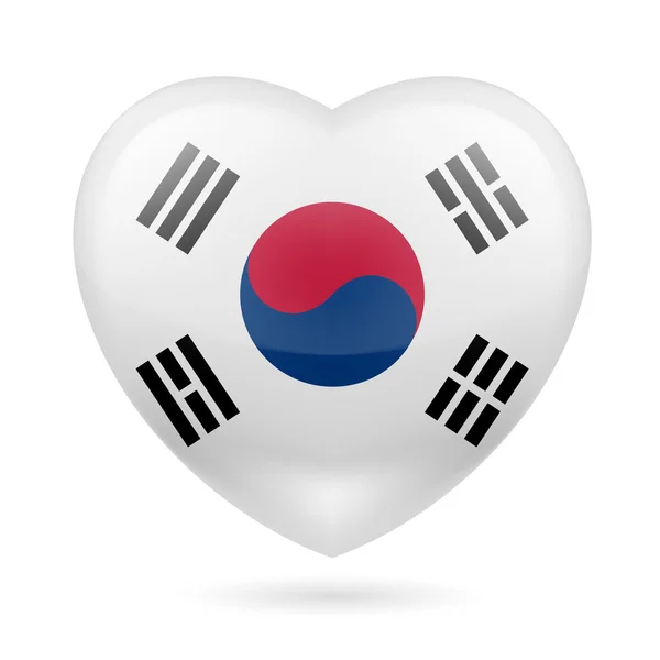 Kolory flagi Korei Południowej — Wektor stockowy