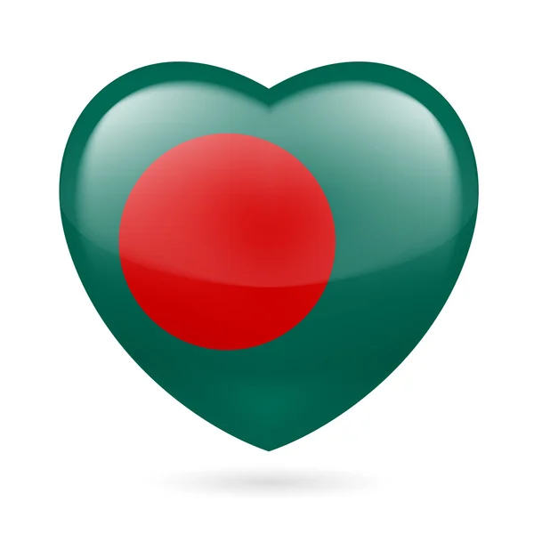 Bangladeshi flag colors. — Stock Vector