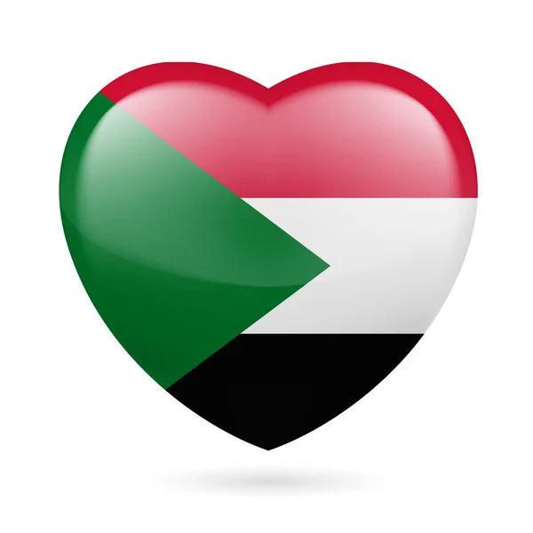 Sudanesische Flaggenfarben — Stockvektor