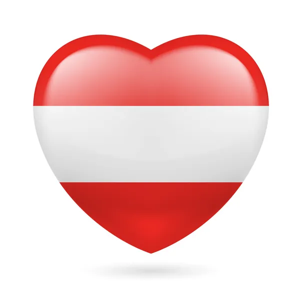 Αυστριακή σημαία χρώματα — Διανυσματικό Αρχείο