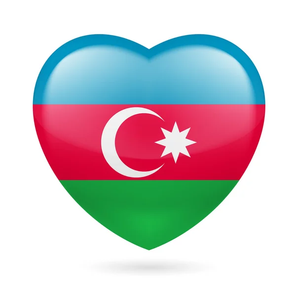 Bandera de Azerbaiyán colores — Archivo Imágenes Vectoriales