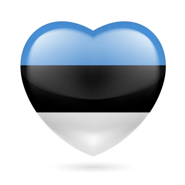 Estonian flag colors — Stock Vector