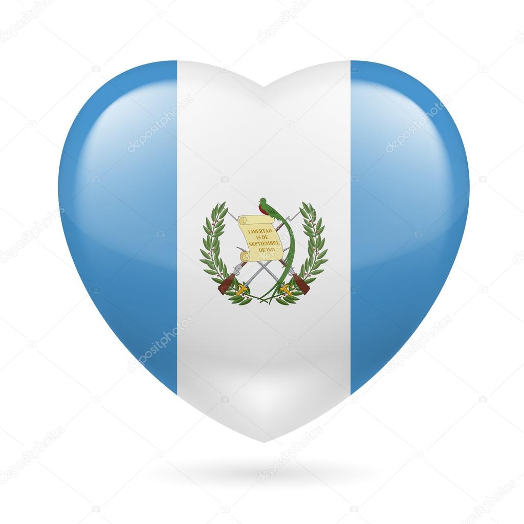Heart icon of Guatemala