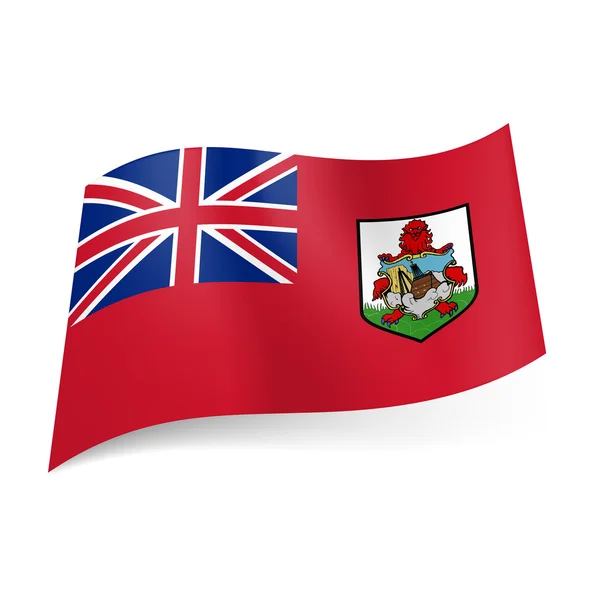 Bermudská vlajka — Stockový vektor